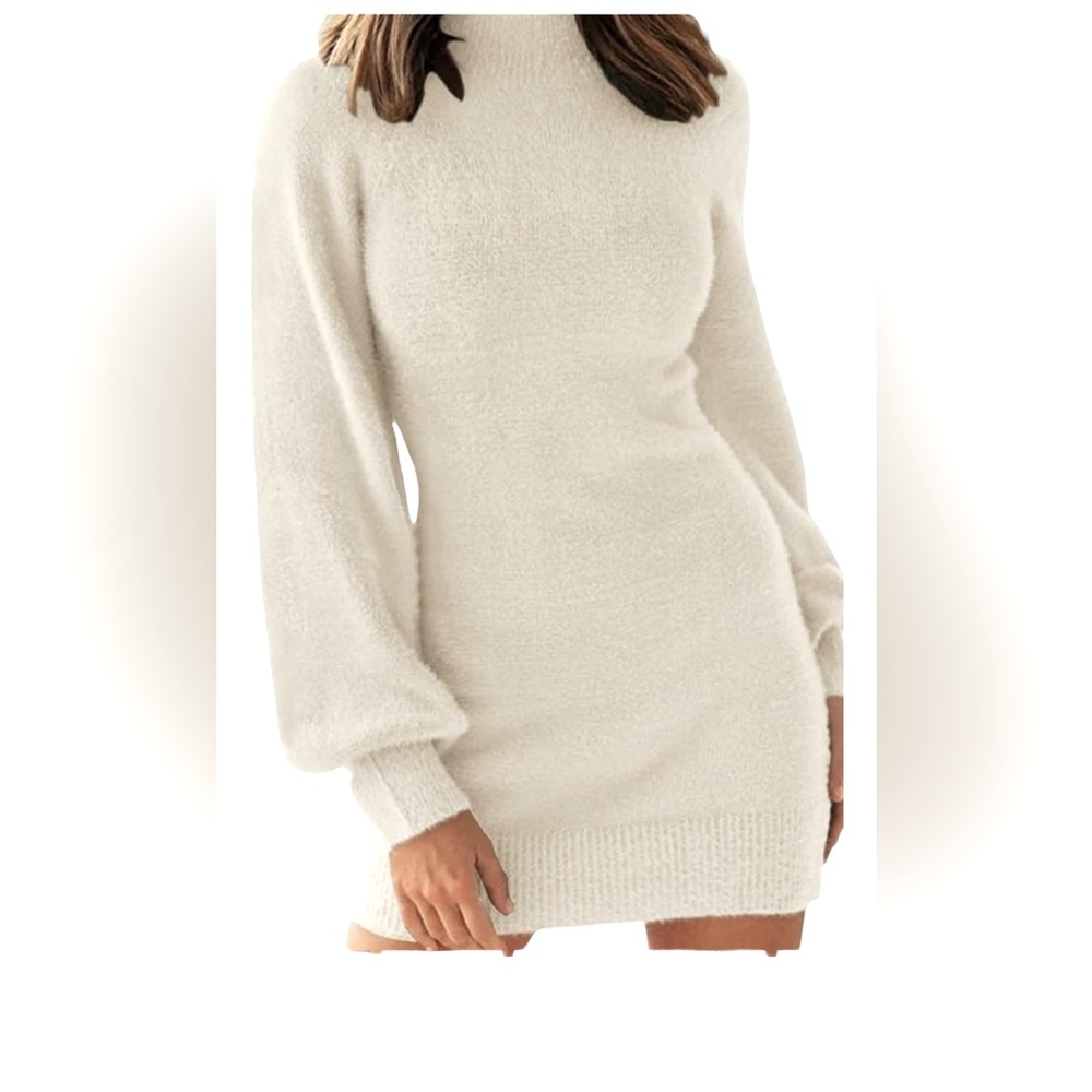 Zesica dress in off white color size L/XL